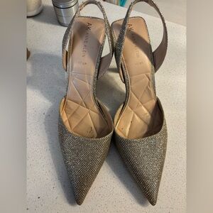 Anne Klein iflex sparkle slingback pump heel - size 9